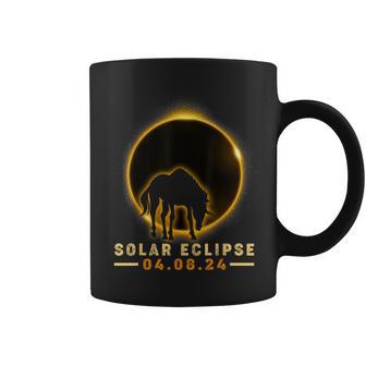 Solar Eclipse 2024 Total 04082024 Unicorn Coffee Mug | Mazezy