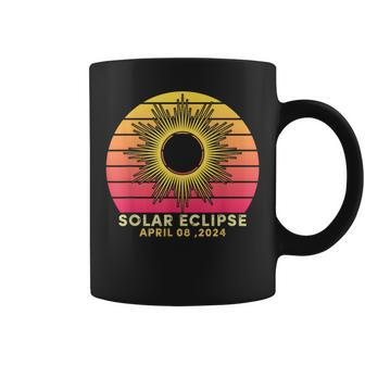 Solar Eclipse 2024 Total Solar Eclipse April 8 2024 Vintage Coffee Mug - Seseable