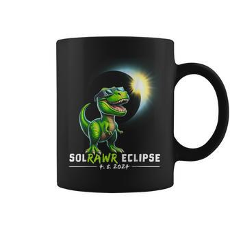 Solar Eclipse 2024 Total Eclipse April 8Th 2024 T Rex Coffee Mug - Thegiftio UK