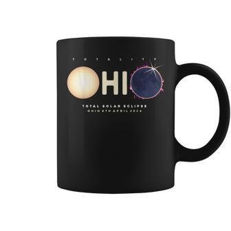 Solar Eclipse 2024 Total Eclipse Ohio North America Graphic Coffee Mug - Thegiftio UK