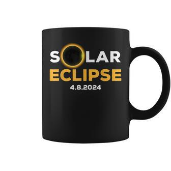 Solar Eclipse 2024 Total Solar Eclipse Phases April 8Th Coffee Mug - Monsterry