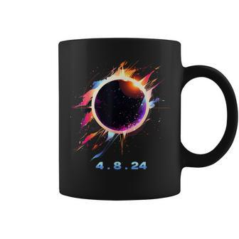 Solar Eclipse 4824 Totality Event 2024 Souvenir Graphic Coffee Mug | Mazezy