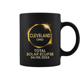 Solar Eclipse Cleveland Ohio Total Solar Eclipse 04 08 2024 Coffee Mug - Monsterry DE