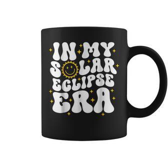 In My Solar Eclipse Era Solar Eclipse 2024 Retro Groovy Coffee Mug | Mazezy