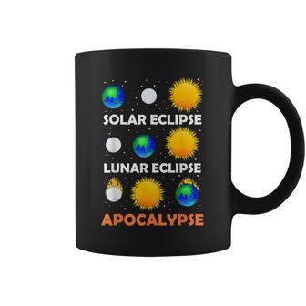 Solar Eclipse Lunar Science Teacher Space Eclipse Apocalypse Coffee Mug - Monsterry