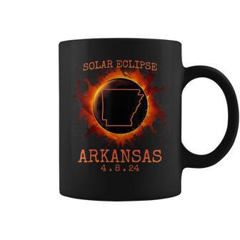 Solar Eclipse Totality Arkansas 4824 State Path Souvenir Coffee Mug | Mazezy