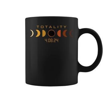 Solar Lunar Eclipse April 8 2024 Totality Astronomy Eclipse Coffee Mug - Monsterry