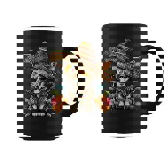 Sombrero De Calavera Mexicana Del Cinco De Mayo Taza de café - Regaloses