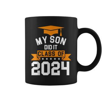 My Son Did It Class Of 2024 Graduation Proud Family Coffee Mug - Monsterry AU