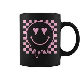 Sonrisa Rosa Derretida Divertida Sonriente Derretida Cara Goteando Linda Taza de café - Regaloses