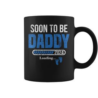 Soon To Be Daddy 2024 Est 2024 Father's Day First Time Dad Coffee Mug - Monsterry AU