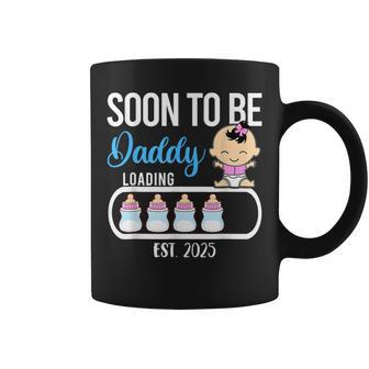 Soon To Be Daddy 2025 Girl Gender Reveal Party Dad Father Coffee Mug - Monsterry AU