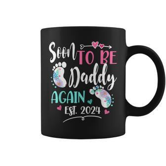 Soon To Be Daddy Again 2024 Mother's Day Coffee Mug - Thegiftio UK