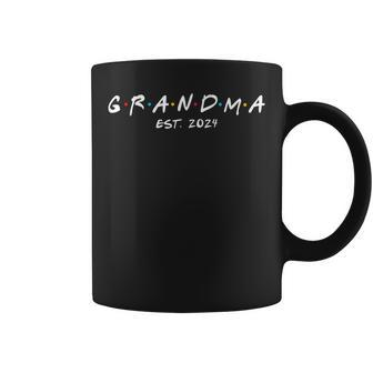 Soon To Be Grandma 2024 Promoted To Grandma Est 2024 Coffee Mug - Thegiftio UK