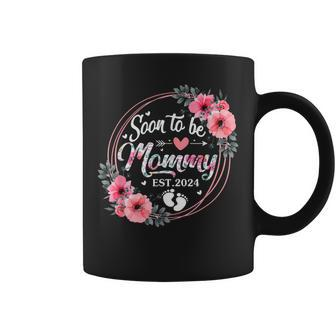 Soon To Be Mommy 2024 Mother's Day First Time Mom Pregnancy Coffee Mug - Seseable