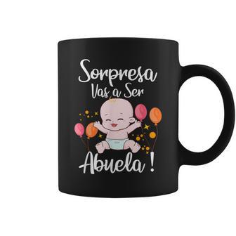 Sorpresa Vas A Ser Abuela Nuevo Bebé Pregnancy Noticia Coffee Mug - Monsterry UK