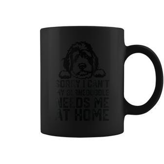 Sorry I Can't My Bernedoodle Needs Me At Home Coffee Mug - Monsterry UK