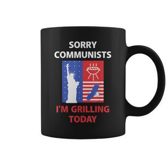 Sorry Communists I'm Grilling Today Apparel Coffee Mug - Monsterry DE