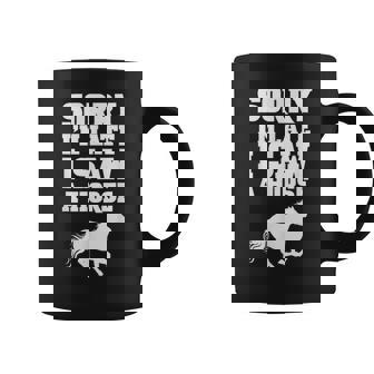 Sorry I'm Late I Saw A Horse Riding Rider Equestrian Horses Coffee Mug - Thegiftio UK