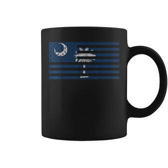 South Carolina State Flag United States American Flag Coffee Mug - Monsterry AU