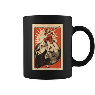 Soviet Ussr Vintage Death To Capitalism Poster Coffee Mug - Thegiftio UK