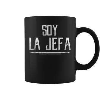 Soy La Jefa Boss For Women Coffee Mug | Crazezy CA