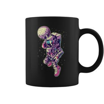 Spaceman Dunk Galaxy Planet Basketball Star Sports Game Coffee Mug - Thegiftio UK