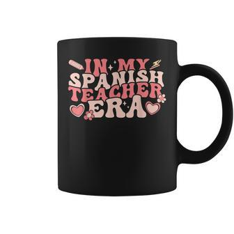 In My Spanish Teacher Era Groovy Spanish Teacher Coffee Mug - Monsterry DE