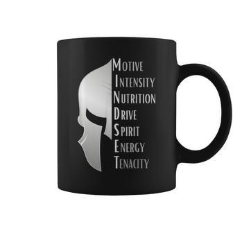 Spartan Mindset Motivational Inspirational Quote Graphic Coffee Mug - Seseable