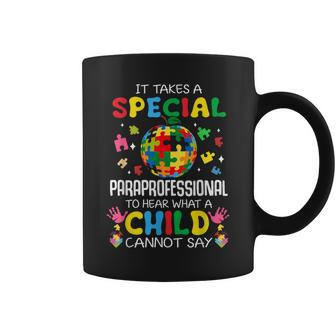 Special Paraprofessional Teacher Sped Teachers Autism Coffee Mug | Mazezy