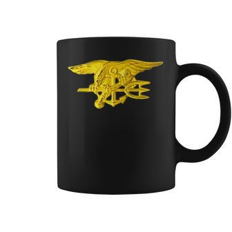 Special Warfare Insignia Navy Seal Trident Military Coffee Mug - Monsterry UK