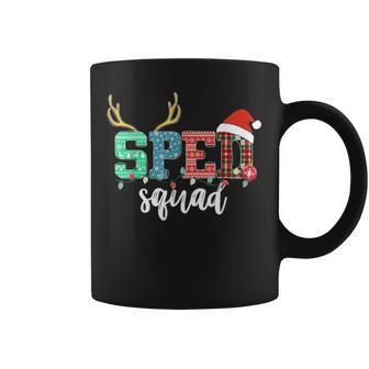 Sped Squad Christmas Special Education Teacher Santa Hat Coffee Mug | Mazezy