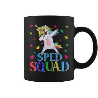 Sped Squad Special Education Unicorn Dab Teacher Coffee Mug - Monsterry AU