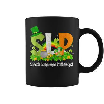 Speech Language Pathologist St Patrick's Day Slp Therapy Coffee Mug - Thegiftio UK