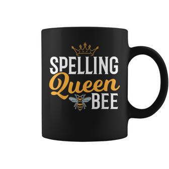 Spelling Bee Queen School Competition Girl Spelling Bee Coffee Mug - Monsterry AU