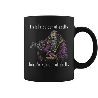 I Might Be Out Of Spells But I'm Not Out Of Shells Up Coffee Mug | Mazezy