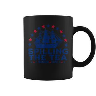 Spilling The Tea Since 1773 Fourth Of July 4Th Of July Coffee Mug - Monsterry