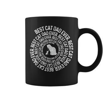 Spiral Cat Dad Best Cat Ever Spiral Vintage Fathers Day Coffee Mug - Thegiftio UK