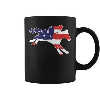 Splechase Horse Racing Men's Splechase Flag Coffee Mug - Monsterry AU