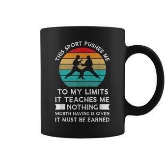 This Sport Pushes Limits It Teaches Karate Coffee Mug - Monsterry UK