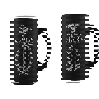 Spqr Eagle Gladius Espada Emblema Del Imperio Romano Taza de café - Regaloses