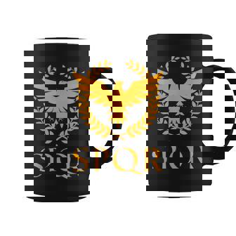Spqr Roma Roma Regalo Antiguo Taza de café - Regaloses