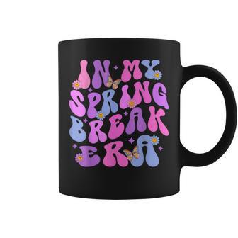 In My Spring Break Era Retro Groovy Vacation College Trip Coffee Mug - Monsterry UK