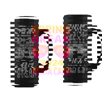 Spring Break Punta Cana 2024 Sunglasses Retro Beach Vacation Coffee Mug - Seseable