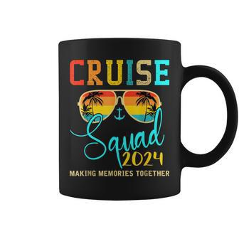 Squad Crew Cruise 2024 Summer Vacation Matching Family Group Coffee Mug - Monsterry DE