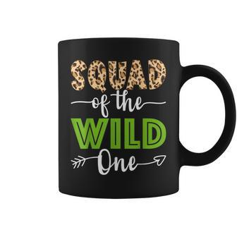Squad Of The Wild One Zoo Animal 1St Birthday Safari Theme Coffee Mug - Monsterry