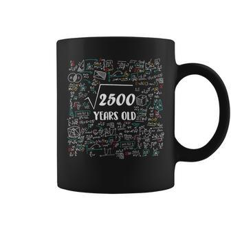 Square Root Of 2500 Bday Math 50Th Birthday 50 Years Old Coffee Mug - Thegiftio UK