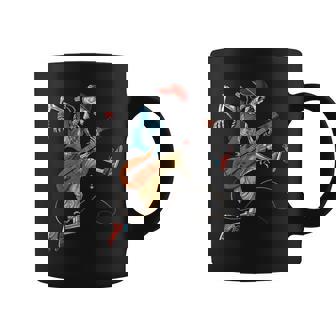 Squelette Heavy Metal Guitariste Rock Musique Joueur Guitare Tasse - Cadeauxyz