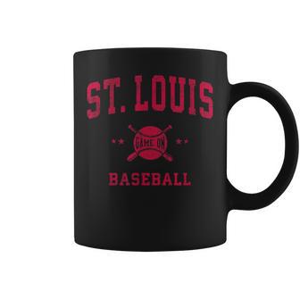 St Louis Vintage Baseball Throwback Retro Coffee Mug - Monsterry UK