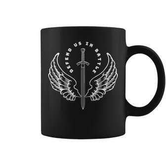 St Michael The Archangel Defend Us In Battle Coffee Mug - Monsterry AU